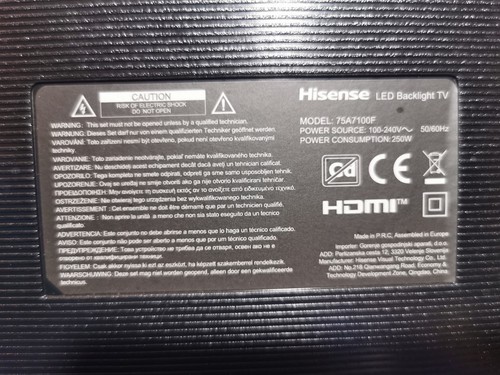 Ricambi hisense modello - hisense,
