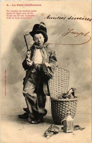 Cpa petit chiffonnier - cpa, le