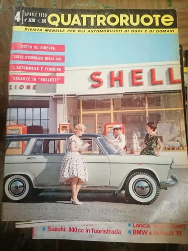 Quattroruote rivista anno 1959 - rivista,