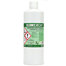 AMMONIACA PURA 28 BÈ AMMONIO IDROSSIDO sol. 30/33% PER SBIANCARE IL LEGNO 1 LT.