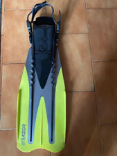 PINNE SCUBAPRO RAZOR gialle Tg M-L , Made in Italy
