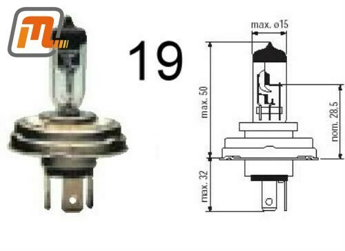 Lampadina 55w con - 60/55w,