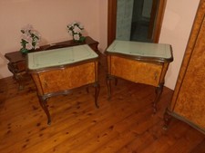 Coppia di comodini Chippendale