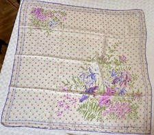 SCIARPA FOULARD AGROME SORELLE FONTANA Roma (III) vintage anni 70 100% SETA MADE ITALY