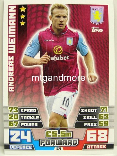 Match attax 2014 premier - match,