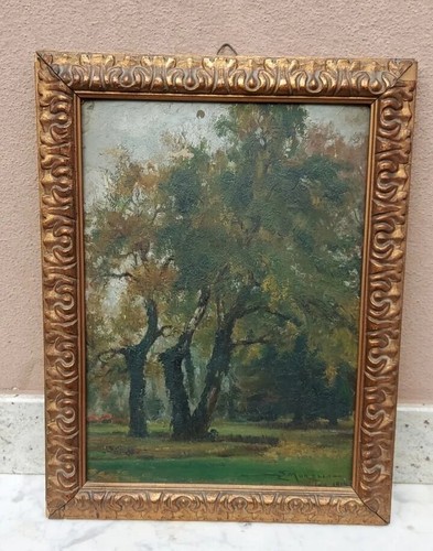Antico dipinto firmato - dipinto, e