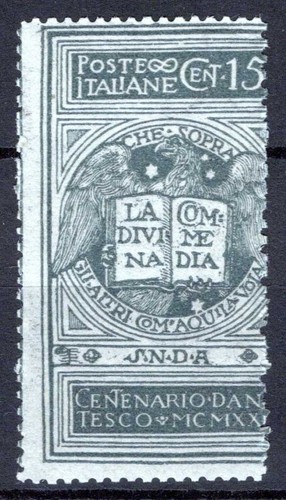 Regno italia 1921 dante - regno, d'italia