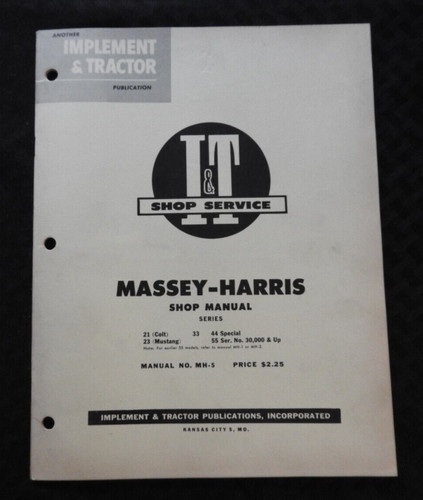 1955 massey harris colt 23 - 21,