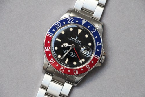 Rolex gmt master pepsi - gmt-master, acciaio