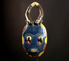 Maschera africana Baule volto