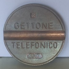 Raro GETTONE TELEFONICO 7608 UDM, usato in buone condizioni.