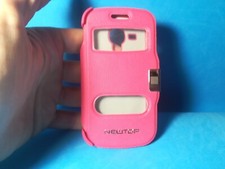 COVER CUSTODIA PER SAMSUNG GALAXY S3 MINI ROSA NEWTOP DA COLLEZIONE - (169)