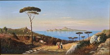 Dipinto firmato olio tavola - olio, su