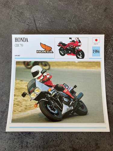 Carte fiche moto collection - carte,