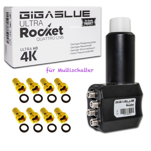 Gigablue quattro lnb rocket - gigablue,