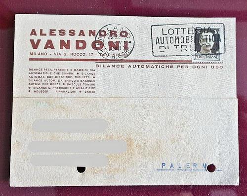 Cartolina alessandro vandoni - alessandro,