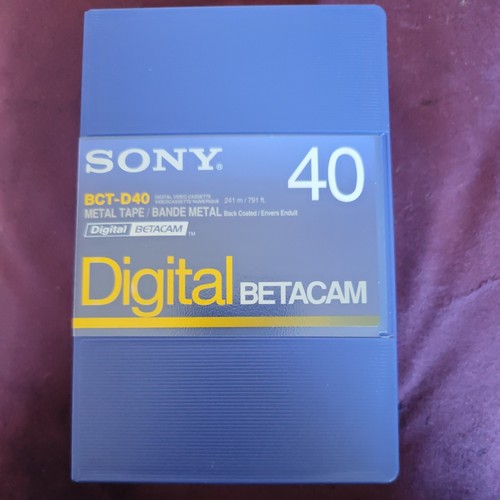 Sony bct d40 - sony, betacam