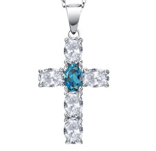 Ciondolo croce in argento