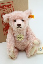 Raro orsacchiotto rosa in mohair Steiff Linda - SCATOLA REGALO RIGIDA