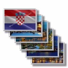 HR - Croazia frigo calamite frigorifero magneti fridge magnet Kühlschrankmagnet