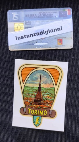 Torino souvenir decalcomania - torino,