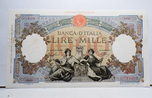 1000 lire tipo capranesi - tipo,