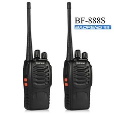 BAOFENG BF-888S UHF WALKIE TALKIES 400-470MHz RICETRASMITTENTE 2 PEZZI