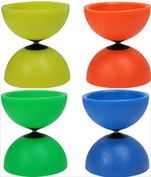 1 Diabolo piccolo Arancio o Blu Professionale + Bacchette, giocoleria