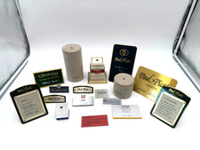 TARGHE ESPOSITORI VARIE MARCHE COME DA FOTO SOLO IN BLOCCO USATE VINTAGE