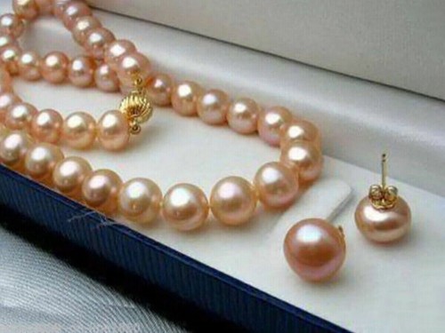 Set orecchini collana perle