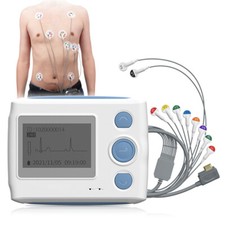 Monitor ECG 12 derivazioni 24ore Holter con Professionale Rapporto di Analisi AI