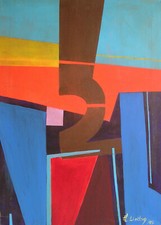 Olio Tela Suprematismo