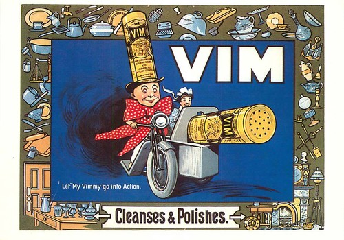 Cartolina etichetta vim - cartolina,