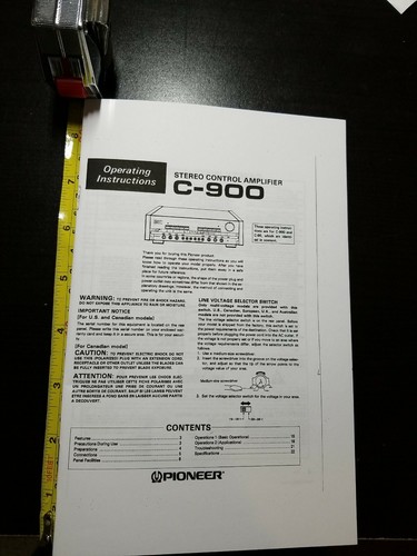 Pioneer 900 90 - pioneer, c-900/c-90