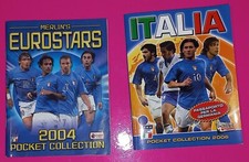 2 album calciatori pocket Merlin: EUROSTARS 2004 e ITALIA 2006