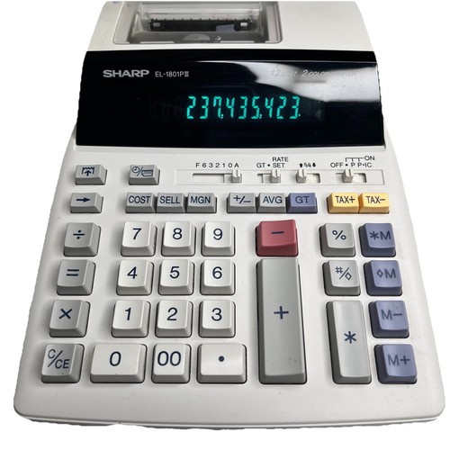 Calcolatrice stampa sharp - stampa,
