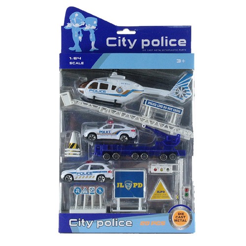 Set mezzi della polizia - set,