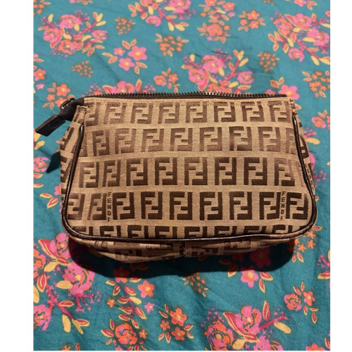 Fendi brown zucca canvas - brown,