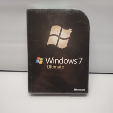 Microsoft Windows 7 Ultimate DVD 32/64 bit - versione completa al dettaglio nuovo scatola sigillata