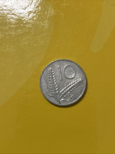 Moneta lire anno - moneta, 10