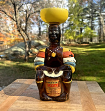 Bottiglia vuota vintage anni 70 Angostura Trinidad vecchia quercia limbo batterista rum caraibico