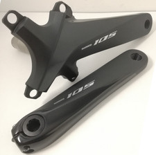Shimano 105 FC-R7000 165mm pedivella bracci 11 velocità lunghezza corta Hollo...