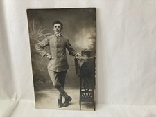 Ww1 foto militare post - post, card