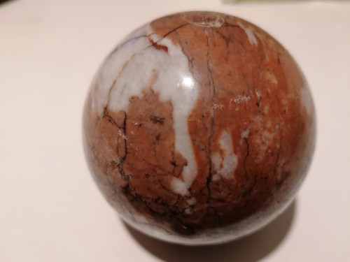 Sfera marmo rosso scultura da - sfera, rosso,