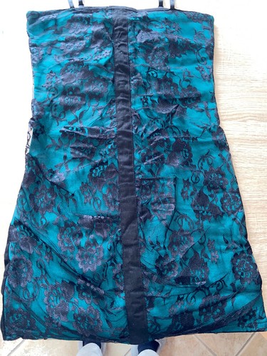 Mini abito donna pizzo nero - abito,