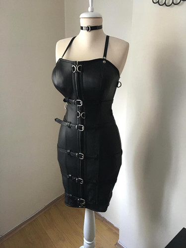Abito donna corsetto - , pelle