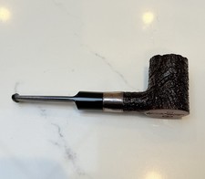 Ashton Pebble Grain X Tobacco Smoking Pipe With Silver Band- New