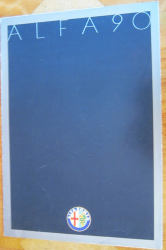 Alfa romeo brochure 1985 - romeo, 90