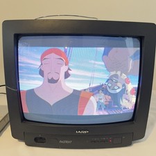 TV SHARP 37GT-25H COLOR CRT 14” IDEALE PER CONSOLE GAMING VINTAGE RETRÒ