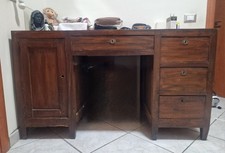 Scrivania D'epoca  in legno massello anni ’30–’50, stile razion